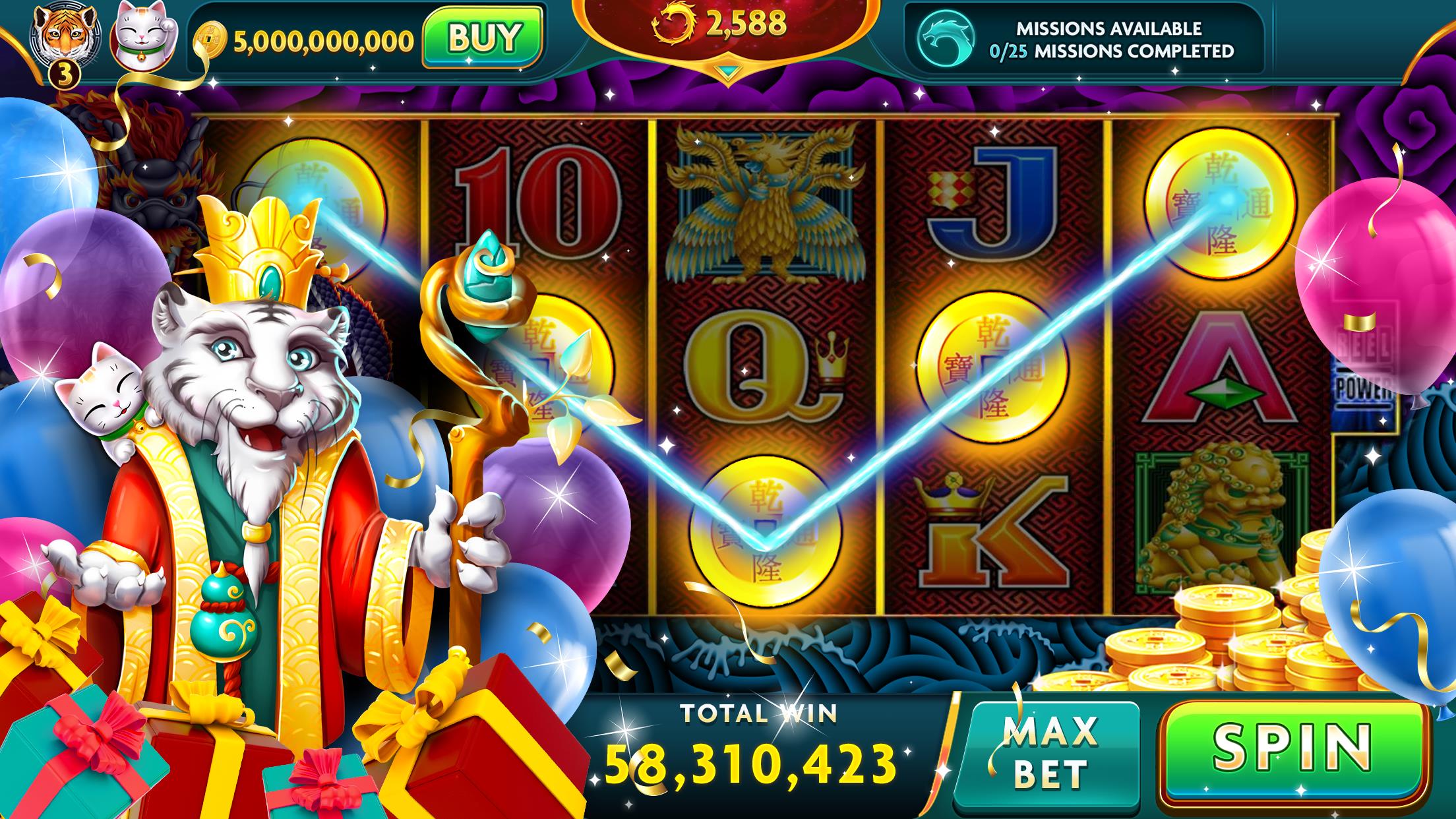 Mighty Fu Casino - Slots Game Captura de pantalla 2