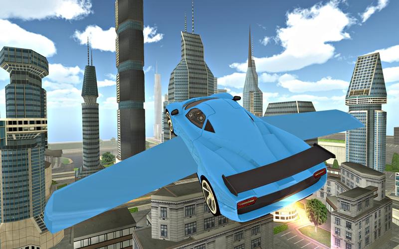 Flying Car Simulator Xtreme 3D Screenshot 2