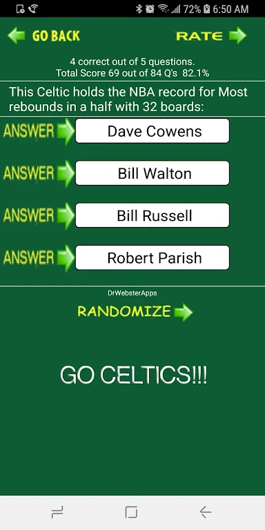 Trivia & Schedule Celtics fans 스크린샷 1