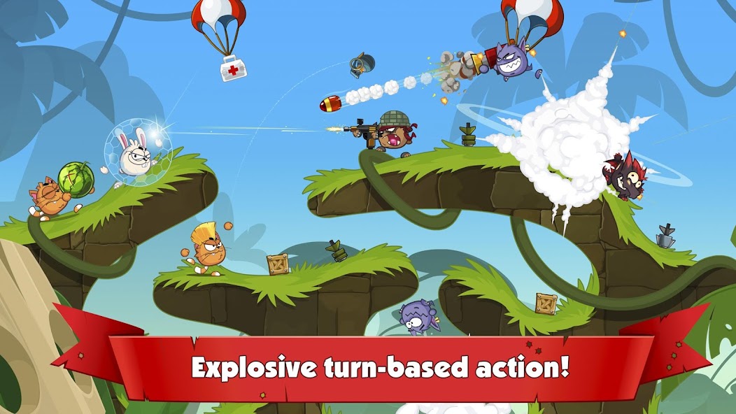 Wormix: PvP Tactical Shooter Mod应用截图第0张