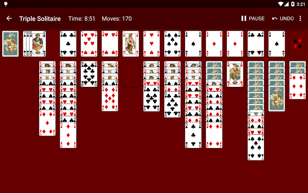 Schermata Triple Solitaire 0