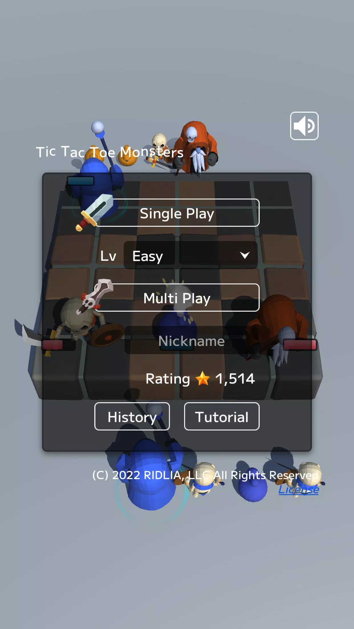 Tic Tac Toe Monsters Screenshot 1