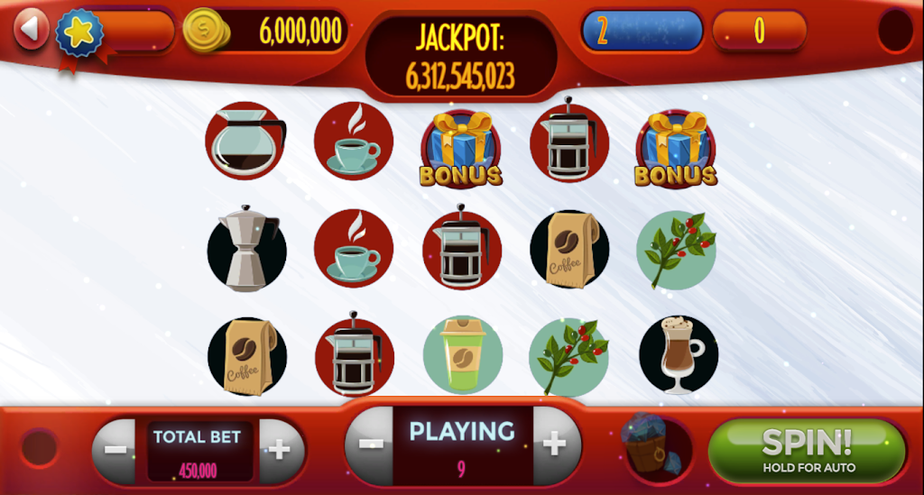 Coffee-Slot Machine Games 스크린샷 0