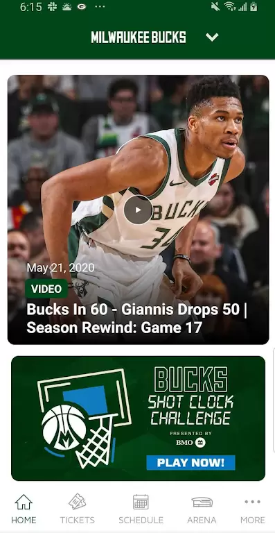 Bucks & Fiserv Forum App ဖန်သားပြင်ဓာတ်ပုံ 0