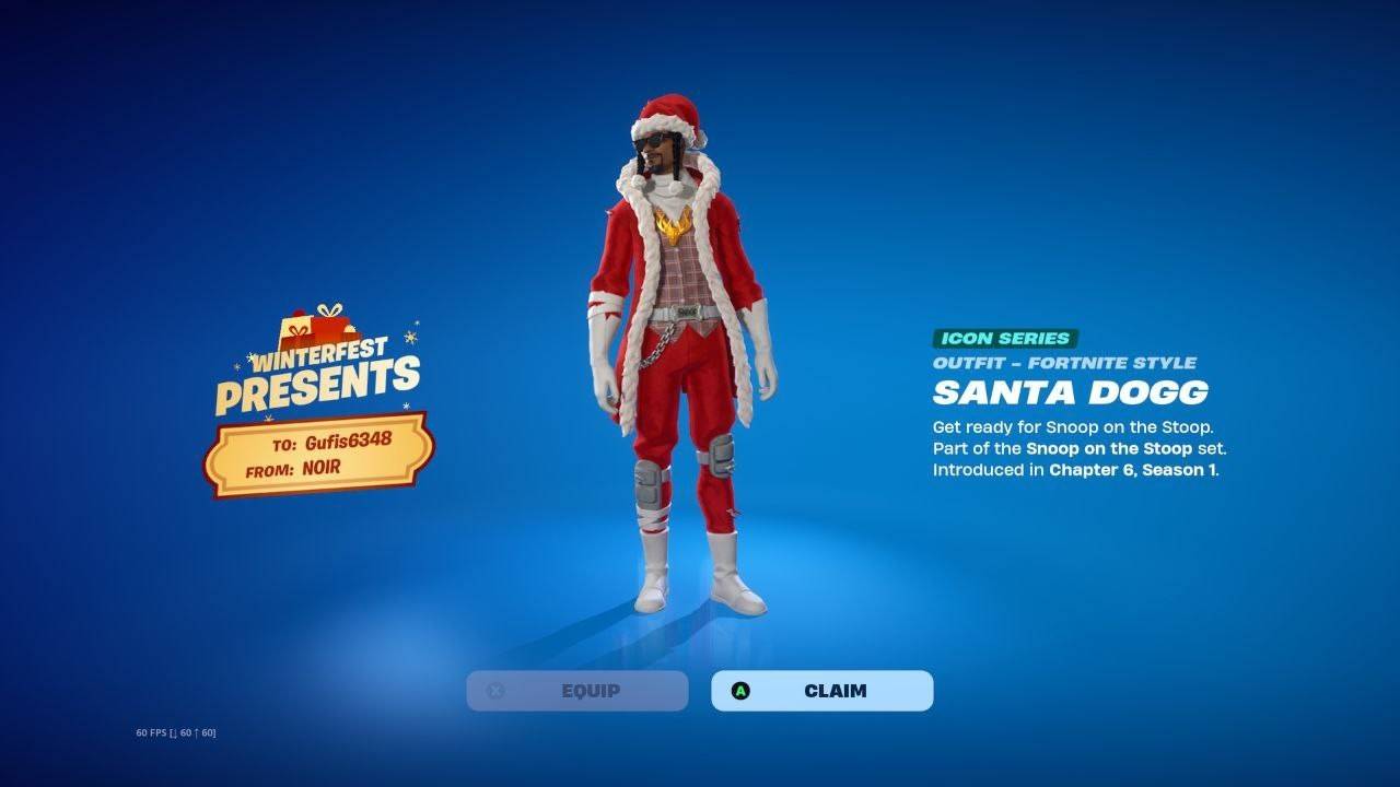 How to get your free Santa Dogg outfit!