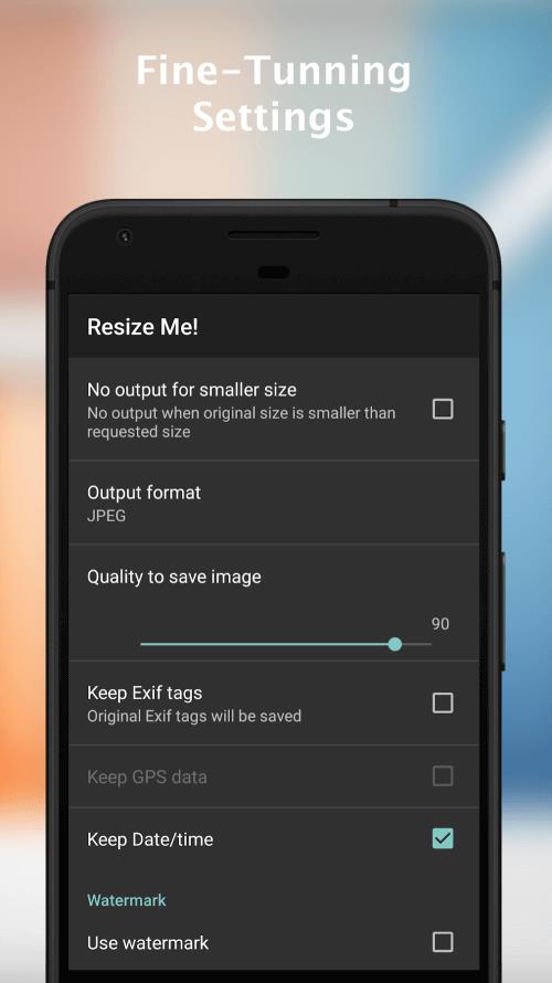 Resize Me! Pro Capture d'écran 1