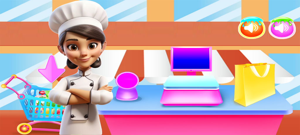 cooking game dessert maker スクリーンショット 1