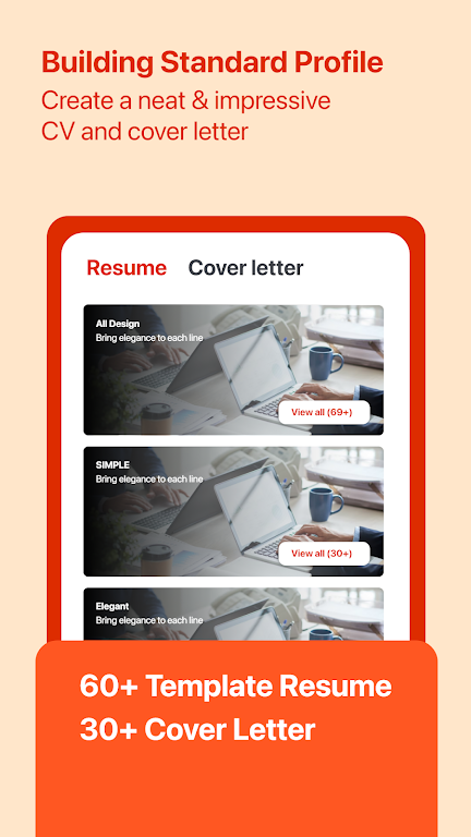 Cover Letter for Job App Capture d'écran 0