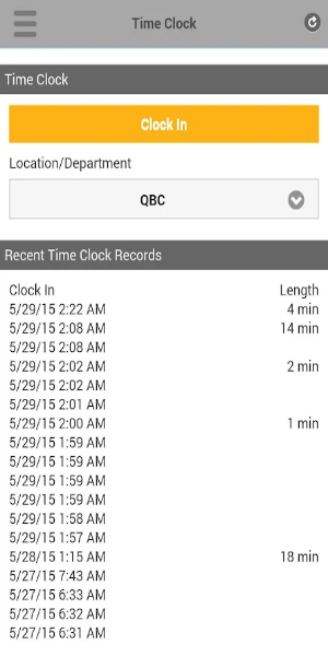 TrackSmart Scheduling Captura de tela 1