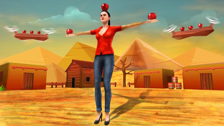 Apple Shooter Game - 3D Captura de tela 2