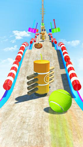 3D Sky Rolling Going Ball Game Screenshot 3