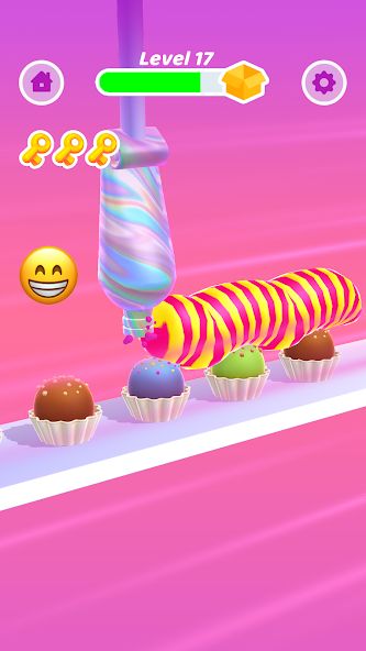 Perfect Cream: Icing Cake Game應用截圖第2張