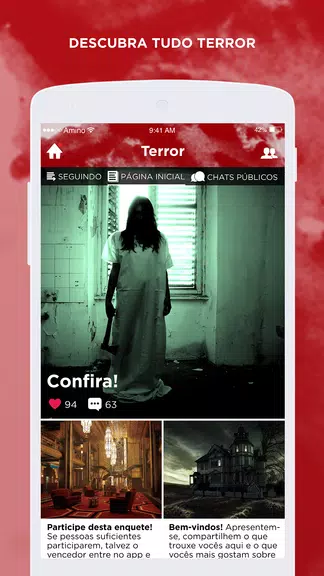 Schermata Terror Amino em Português 1