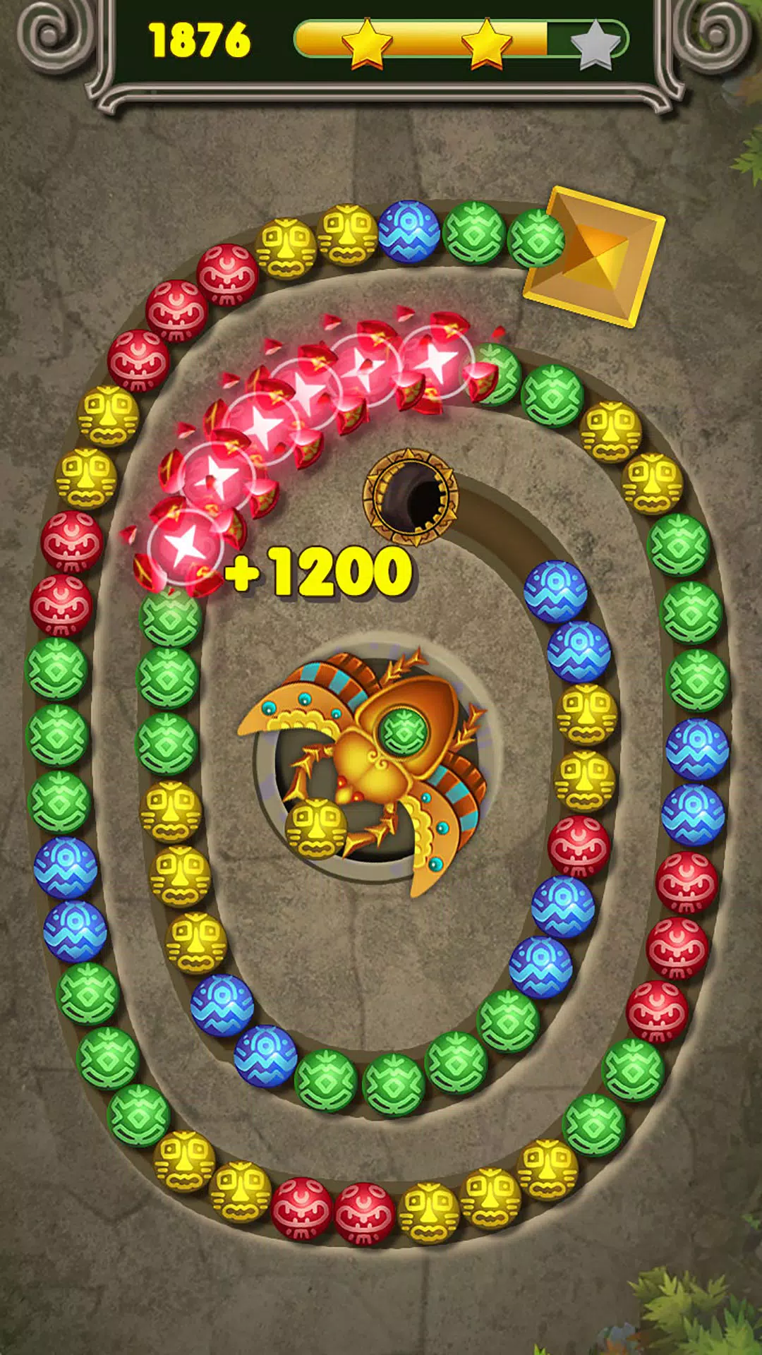 Jungle Marble Blast 3 ภาพหน้าจอ 0