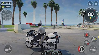 US Police Bike Rider Simulator ภาพหน้าจอ 2