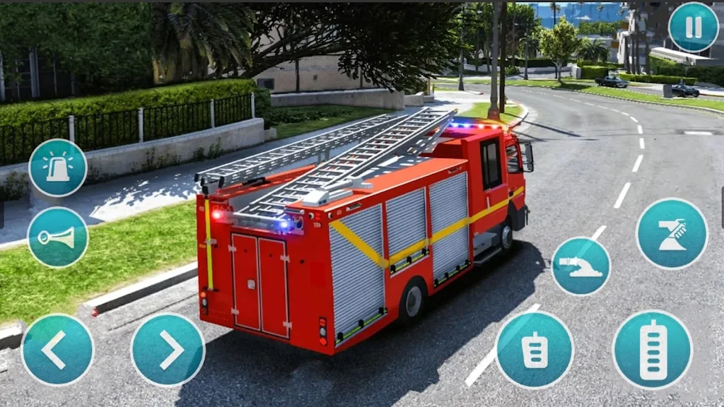 Emergency Police Fire Truck 3d Captura de tela 2