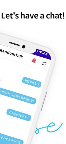 RandomTalk - Random Chat Captura de tela 0