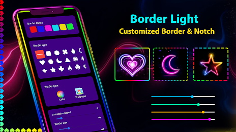 Edge Lightning- Border light Ảnh chụp màn hình 0