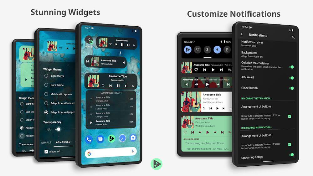 Musicolet Music Player Mod Schermafbeelding 2