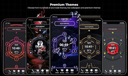 Alpha Hybrid Launcher 4D theme Ảnh chụp màn hình 3