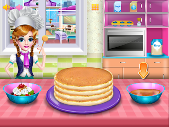 Girls cooking special cake Captura de pantalla 0