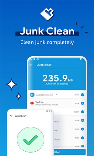 Alpha Cleaner - Cleanup Junks Zrzut ekranu 1