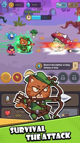 Cat Legend: Idle RPG War應用截圖第1張