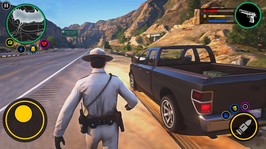 Police Van Driving: Cop Games Captura de tela 0