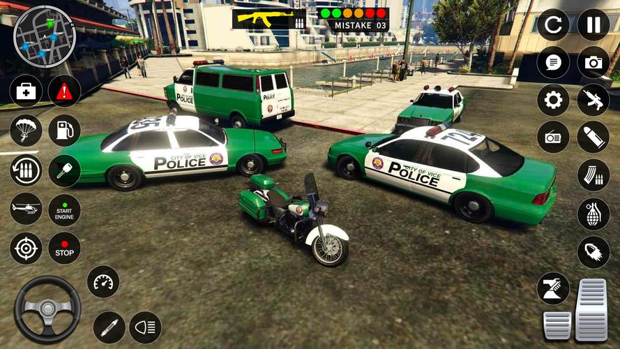 City Cop Chase Adventure Captura de tela 2