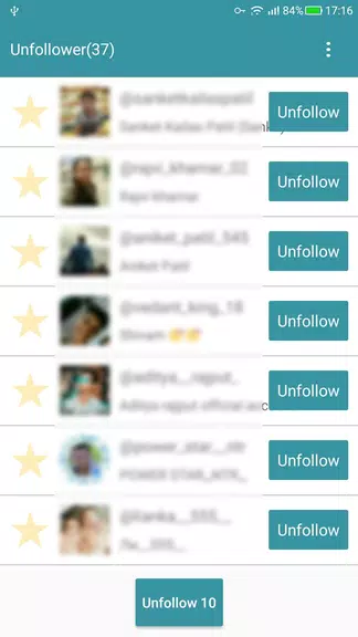 Unfollow Users Cleaner স্ক্রিনশট 3