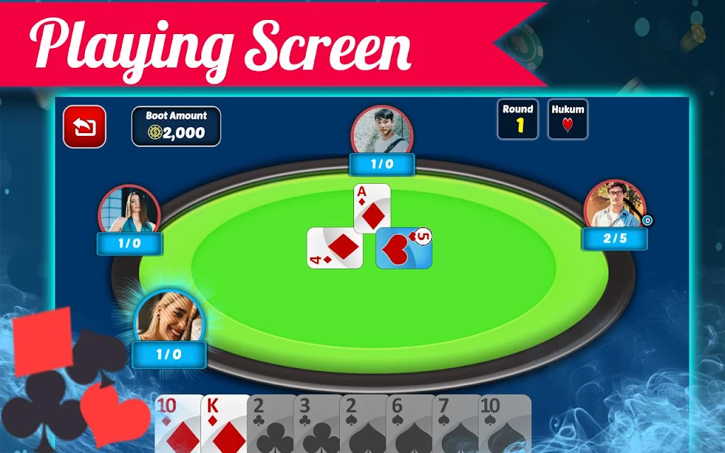 Batak Oyna - Play Spades Free Online Card Games ภาพหน้าจอ 2
