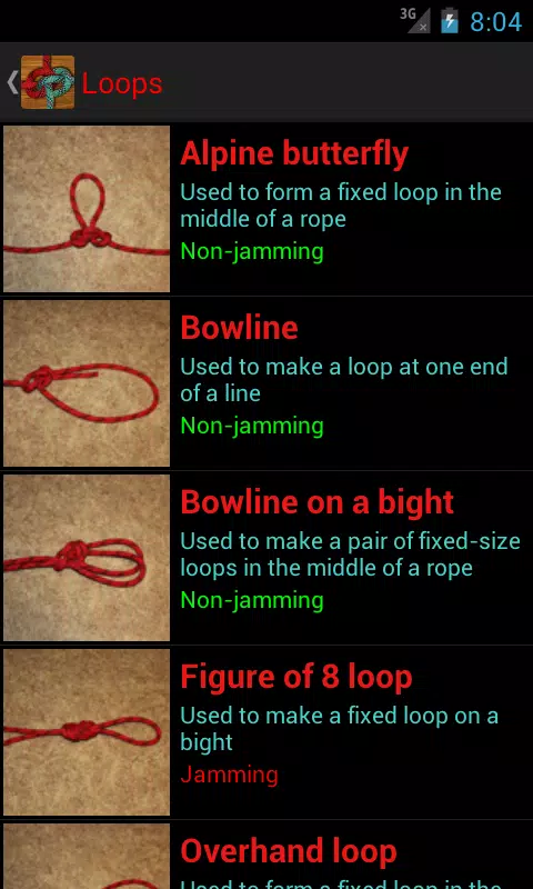 Useful Knots Schermafbeelding 2