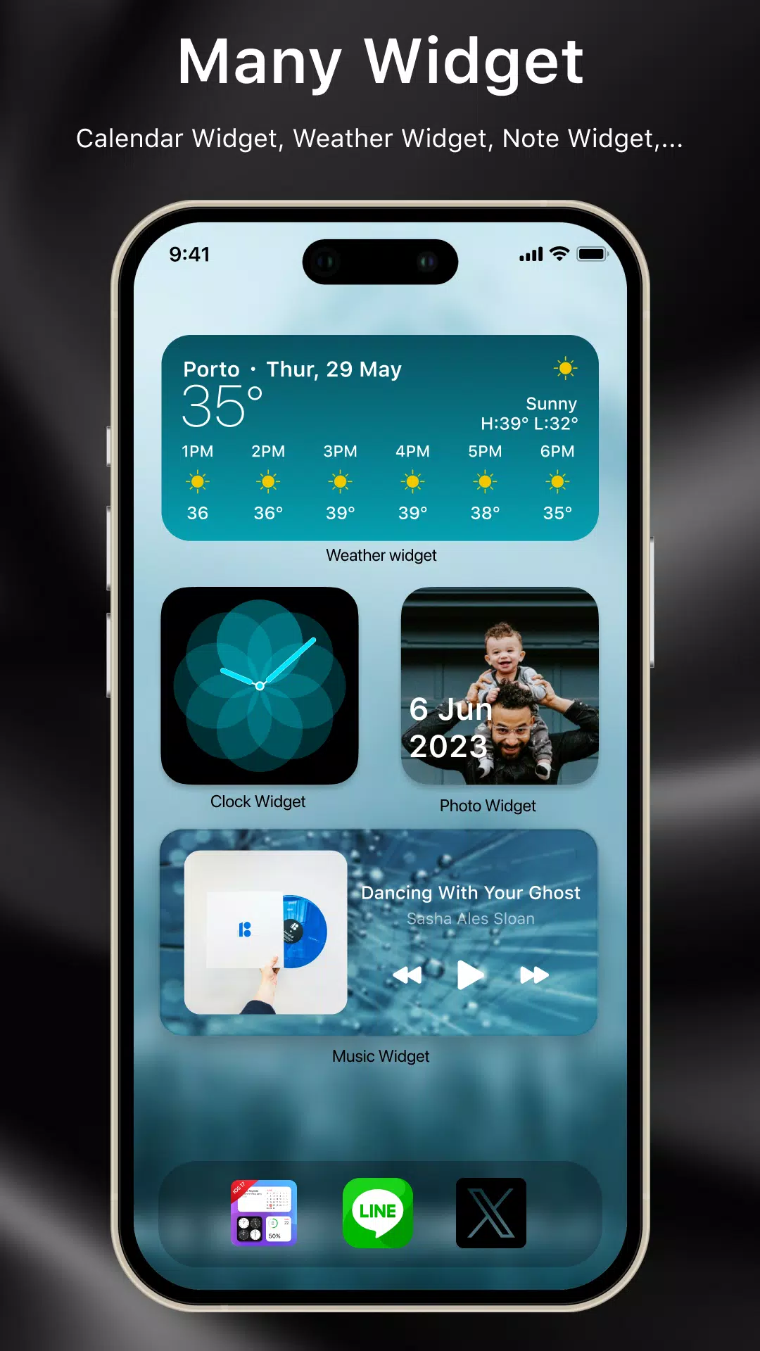 Schermata Laka Widgets: Widget OS 18 2