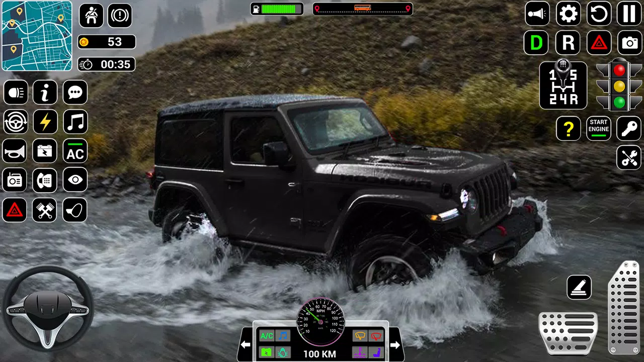 SUV 4x4 Jeep Driving Games 3D 스크린샷 1