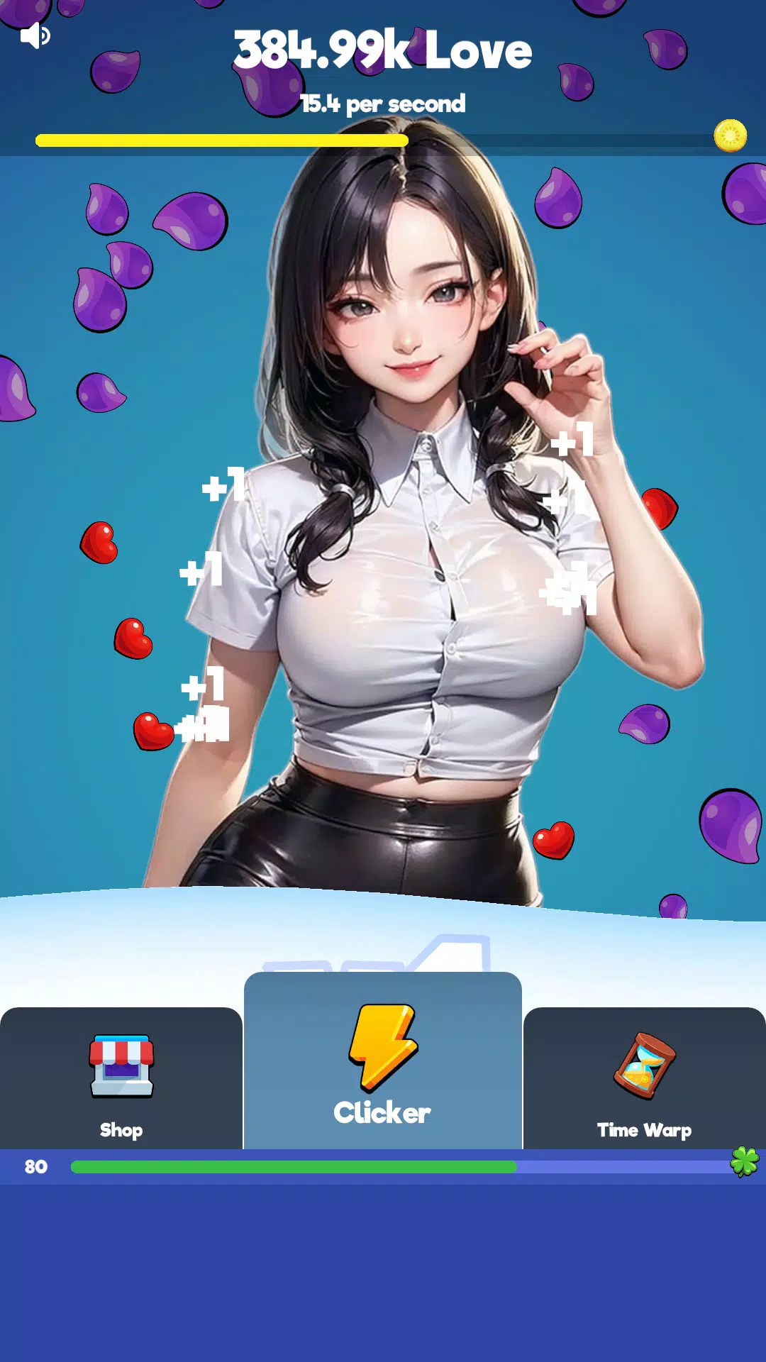 Sexy touch girls: idle clicker Schermafbeelding 2