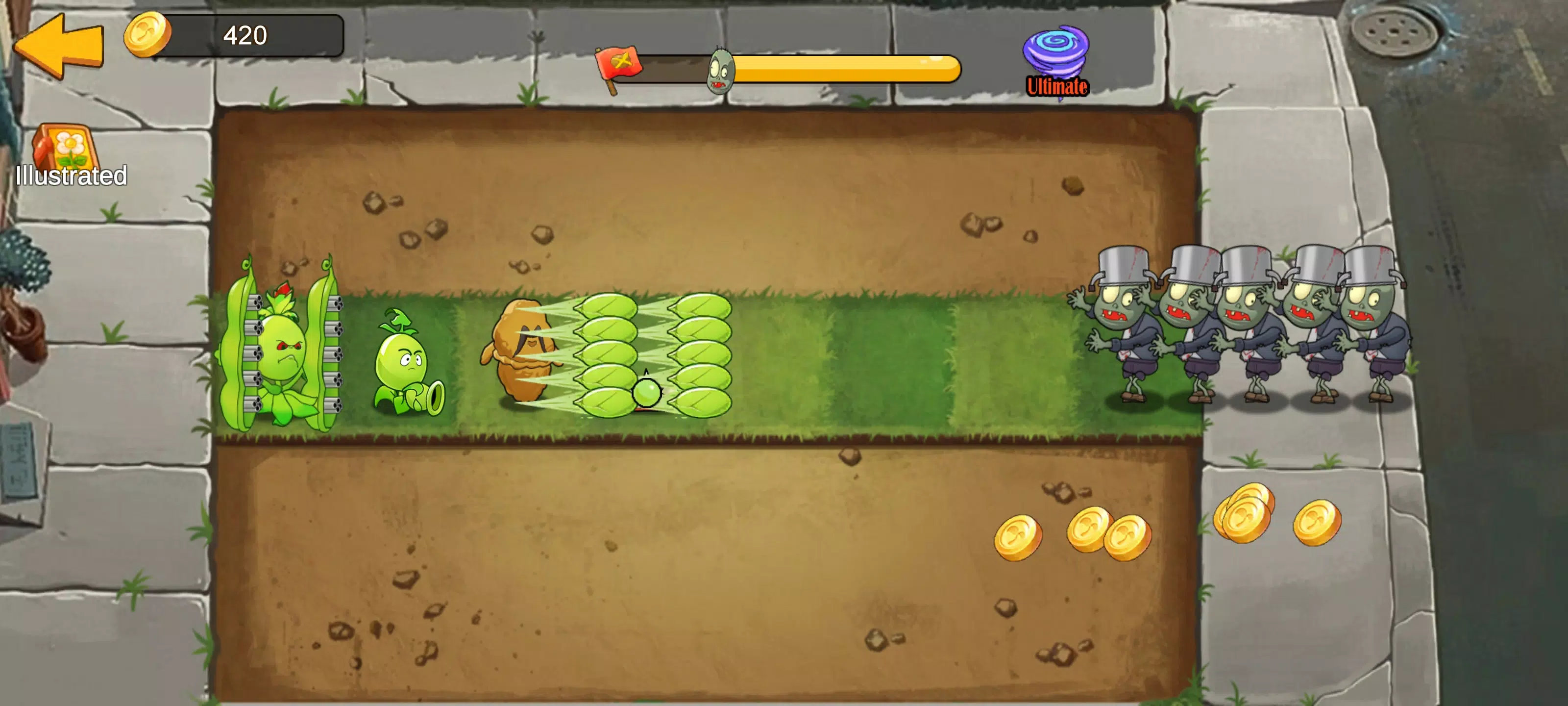 Merge Plants – Defense Zombies Schermafbeelding 2