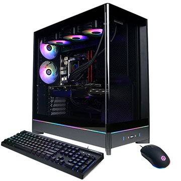 Cyberpowerpc gamer kataas -taasang likido pinalamig amd ryzen 7 9800x3d rtx 5080 gaming pc