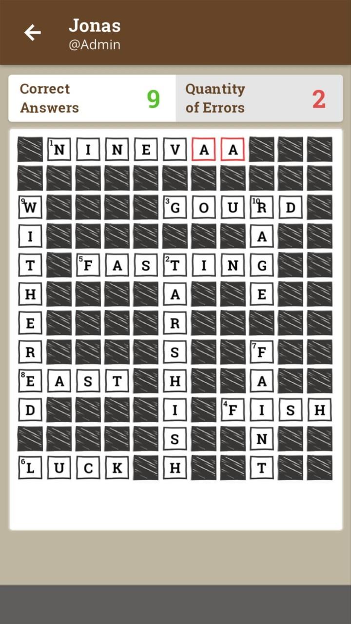 Biblical Crosswords Ekran Görüntüsü 2