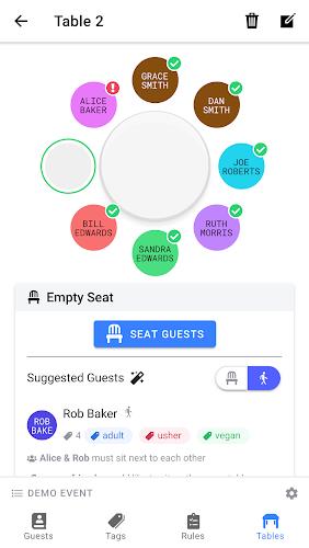 Table Tailor: Seating Planner ဖန်သားပြင်ဓာတ်ပုံ 1