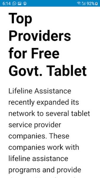 Free Government Tablets Schermafbeelding 1