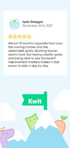 Kwit - Quit smoking for good! ဖန်သားပြင်ဓာတ်ပုံ 0