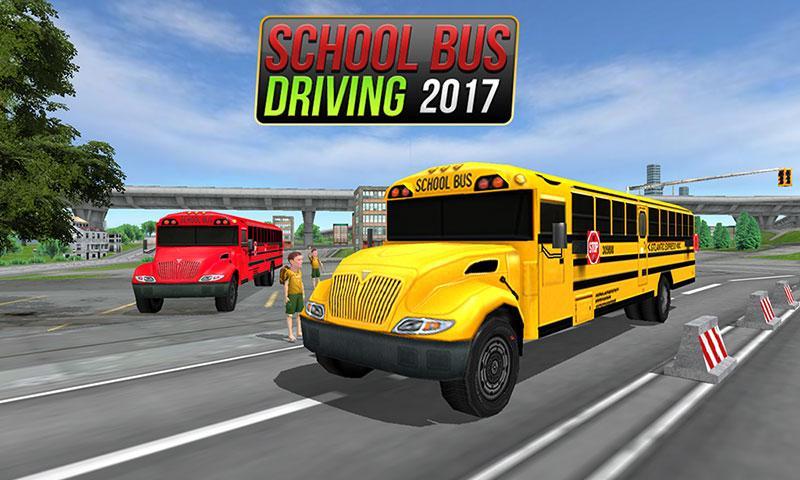 School Bus Driving Game Ekran Görüntüsü 0