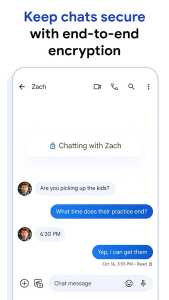 Android Messages Zrzut ekranu 1