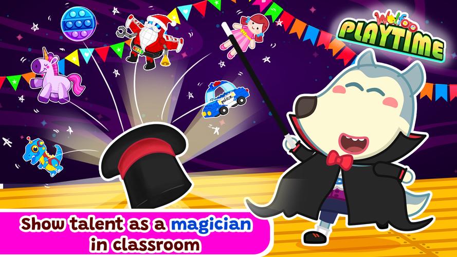 Wolfoo Playtime School Stories應用截圖第3張