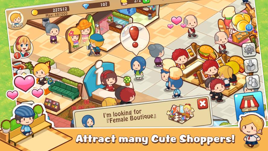 Happy Mall Story: Sim Game Tangkapan skrin 2