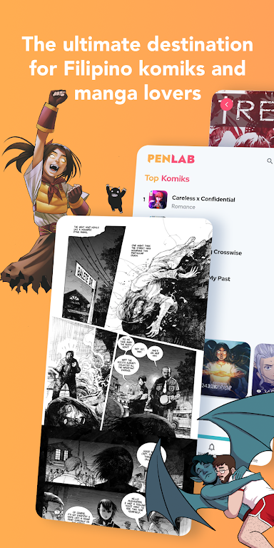 Penlab - Comics Manga Webtoons应用截图第1张