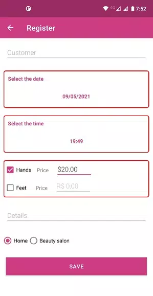 Agenda para Manicure App Screenshot 1