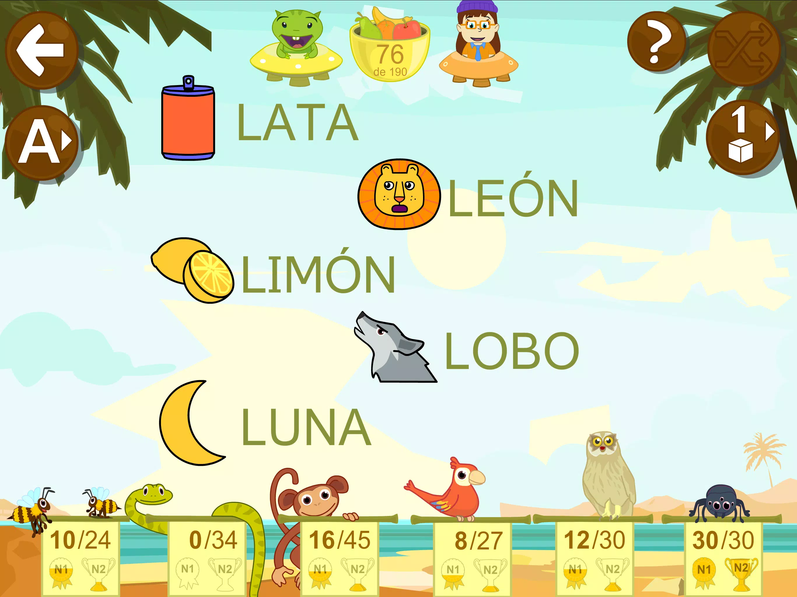 Learn to read Spanish 스크린샷 1