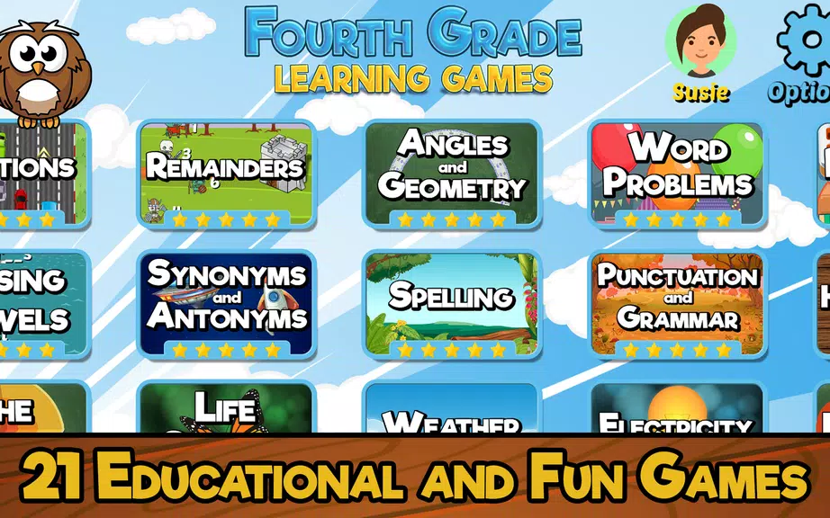 Fourth Grade Learning Games Captura de pantalla 0