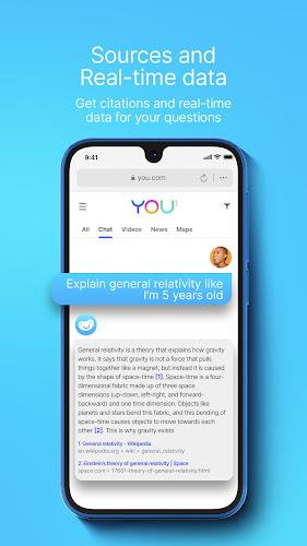 You.com — Personalized AI Chat Captura de tela 1